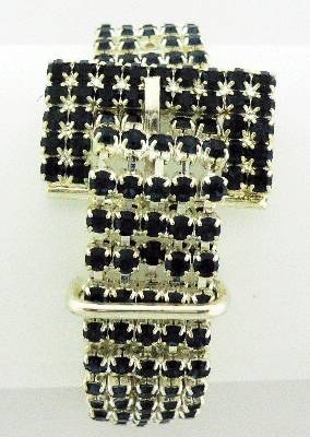 Blue Crystal Belt Bracelet