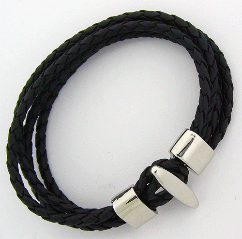 Black Rubber Bracelet