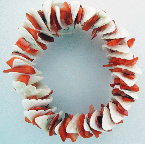 White Shell & Gemstone Bracelet