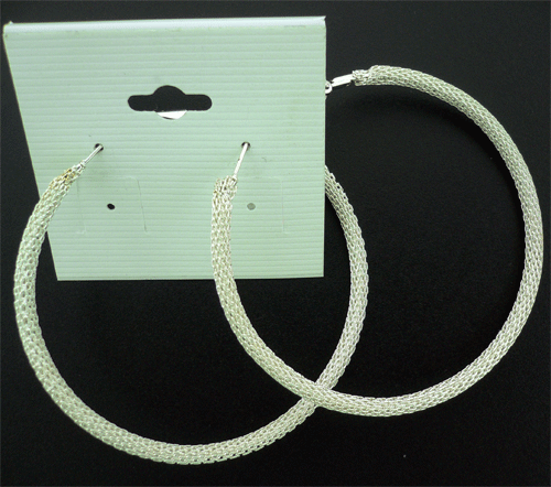 Silver Hoop Earrings