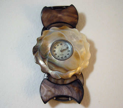 Sea Shell Flower Watch